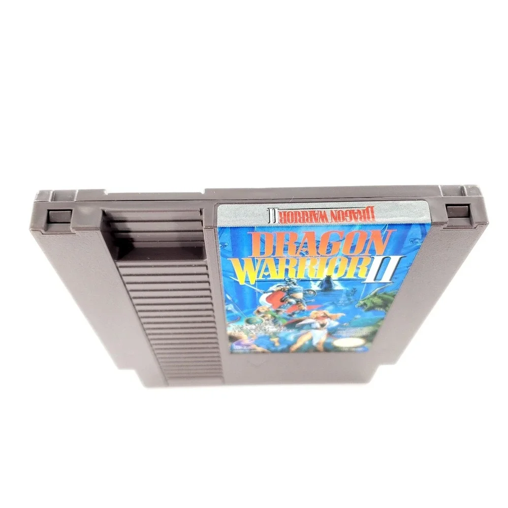 Dragon Warrior II (Nintendo NES, 1990) Authentic Cart Only Pristine Label Tested